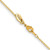 Image of 18" Yellow Rhodium over Brass 1.70mm Plated Rolo Chain Necklace