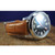 Image of 18mm 7.5" Matte Alligator Style Grain Leather Silver-tone Buckle Watch Band