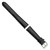 Image of 19mm 7.5" Black Teju Lizard Style Grain Leather Silver-tone Buckle Watch Band