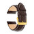 Image of 19mm 7.5" Brown Oil Tanned Leather Gold-tone Buckle Watch Band