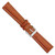 Image of 19mm 7.5" Saddle Oil Tanned Leather Silver-tone Buckle Watch Band