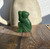 2 inch Natural Untreated Nephrite Jade Monkey Carving Figurine