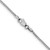 Image of 20" 10K White Gold 1.1mm Box Chain Necklace