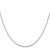 Image of 20" 10K White Gold 1mm Box Chain Necklace