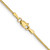 Image of 20" 10K Yellow Gold 1.1mm Round Snake Chain Necklace