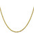 Image of 20" 10K Yellow Gold 2.25mm Diamond-cut Rope Chain Necklace