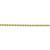 Image of 20" 10K Yellow Gold 2.5mm Diamond-cut Semi Solid Rope Chain Necklace