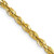 Image of 20" 10K Yellow Gold 2.75mm Extra-Light Diamond-cut Rope Chain Necklace