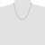 Image of 20" 10K Yellow Gold 2mm Semi-solid Diamond-cut Rope Chain Necklace
