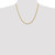 Image of 20" 10K Yellow Gold 3.35mm Diamond-cut Quadruple Rope Chain Necklace