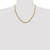 Image of 20" 10K Yellow Gold 3.5mm Semi-solid Diamond-cut Rope Chain Necklace