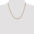 Image of 20" 10K Yellow Gold 3mm Concave Anchor Chain Necklace