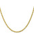 Image of 20" 10K Yellow Gold 3mm Diamond-cut Rope Chain Necklace
