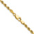 Image of 20" 10K Yellow Gold 3mm Semi-solid Diamond-cut Rope Chain Necklace