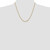 Image of 20" 10K Yellow Gold 3mm Semi-solid Diamond-cut Rope Chain Necklace
