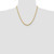 Image of 20" 10K Yellow Gold 4.25mm Diamond-cut Rope Chain Necklace