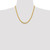 Image of 20" 10K Yellow Gold 4.75mm Semi-Solid Rope Chain Necklace
