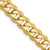 Image of 20" 10K Yellow Gold 6.75mm Flat Beveled Curb Chain Necklace