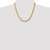 Image of 20" 14K Yellow Gold 6.75mm Semi-Solid Miami Cuban Chain Necklace
