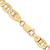 Image of 20" 14K Yellow Gold 7mm Concave Anchor Chain Necklace