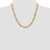 Image of 20" 14K Yellow Gold 7mm Flat Figaro Chain Necklace