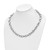 20 inch Stainless Steel 8mm Brushed and Polished Chain Necklace