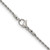 Image of 20" Stainless Steel Polished 2.4mm Rope Chain Necklace