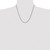 Image of 20" Stainless Steel Polished 3.2mm Bismark Chain Necklace