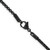 Image of 20" Stainless Steel Polished Blue/Grey IP-plated 2.5mm Box Chain Necklace