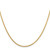 Image of 20" Stainless Steel Polished Yellow IP-plated 1.5mm Box Chain Necklace