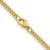Image of 20" Stainless Steel Polished Yellow IP-plated 3mm Curb Chain Necklace