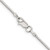 Image of 20" Sterling Silver 1.25mm Square Snake Chain Necklace