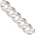 Image of 20" Sterling Silver 13.8mm Concave Beveled Curb Chain Necklace