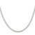 Image of 20" Sterling Silver 3.15mm Flat Cuban Anchor Chain Necklace