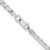 Image of 20" Sterling Silver 3.15mm Flat Cuban Anchor Chain Necklace