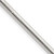 Image of 20" Sterling Silver 3.5mm 6-sided Oval Snake Chain Necklace