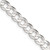 Image of 20" Sterling Silver 6.75mm Concave Beveled Curb Chain Necklace