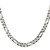 Image of 20" Sterling Silver Antiqued 7.5mm Figaro Chain Necklace