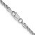 Image of 20" Sterling Silver Rhodium-plated 2.5mm Solid Rope Chain Necklace