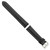 Image of 20mm 7.5" Black Oil Tanned Leather Silver-tone Buckle Watch Band
