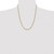 Image of 22" 10K Yellow Gold 3.2mm Semi-Solid Anchor Chain Necklace