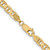 Image of 22" 10K Yellow Gold 4.5mm Concave Anchor Chain Necklace