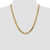 Image of 22" 10K Yellow Gold 6.75mm Flat Beveled Curb Chain Necklace