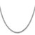 Image of 22" 14K White Gold 3.6mm Semi-Solid Round Box Chain Necklace