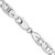 Image of 22" 14K White Gold 5.25mm Concave Anchor Chain Necklace