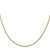 Image of 22" 14K Yellow Gold 1.4mm Forzantine Cable Chain Necklace