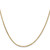Image of 22" 14K Yellow Gold 1.65mm Solid Diamond-cut Cable Chain Necklace