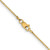 Image of 22" 14K Yellow Gold 1mm Box Chain Necklace