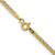 Image of 22" 14K Yellow Gold 2.4mm Semi-Solid Anchor Chain Necklace
