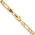 Image of 22" 14K Yellow Gold 4.2mm Semi-Solid Figaro Chain Necklace